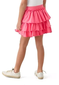 Girls 7-16 Ruffle Tiered Layer Skirt