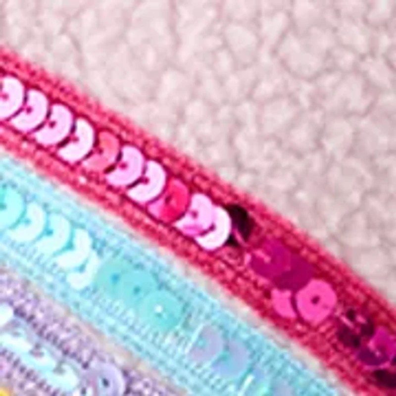 Girls 7-16 Sequin Rainbow Trim on Zip Front