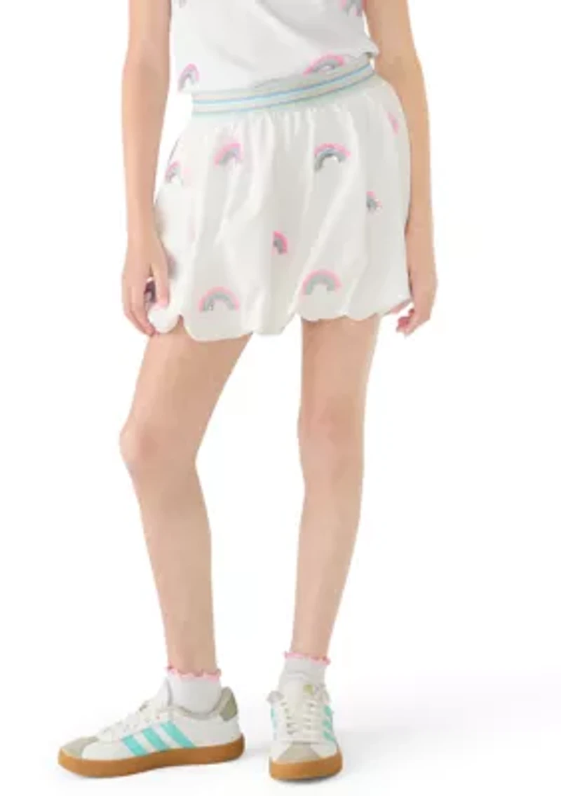 Girls 7-16 Rainbow Skirt