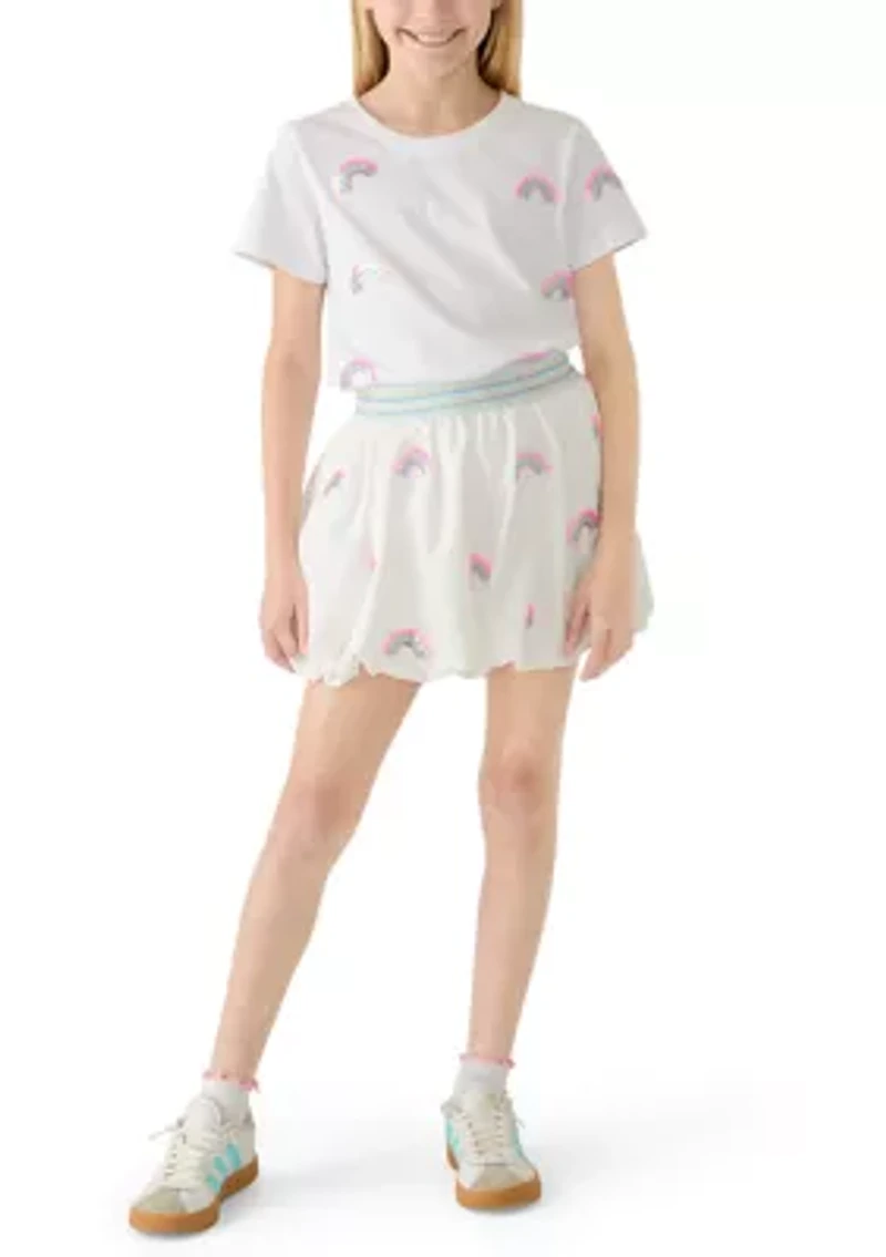 Girls 7-16 Rainbow Skirt