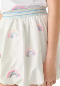 Girls 7-16 Rainbow Skirt