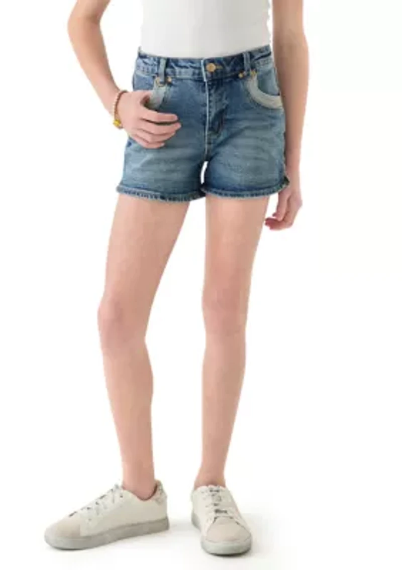 Girls 7-16 Denim Shorts