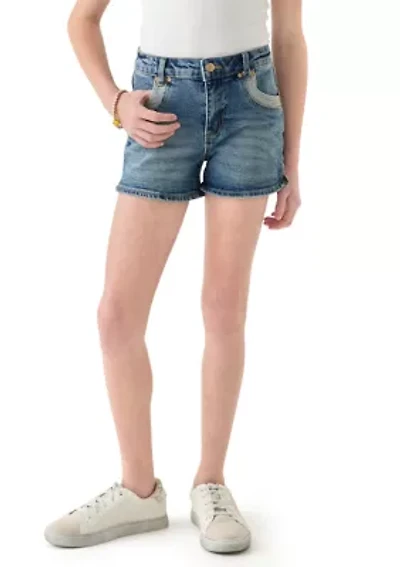 Girls 7-16 Denim Shorts