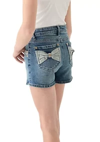 Girls 7-16 Denim Shorts