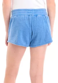 Girls 7-16 Ribbed Soft Shorts