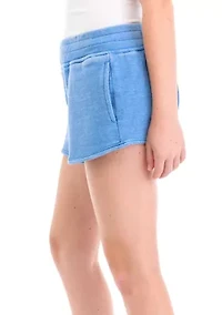 Girls 7-16 Ribbed Soft Shorts