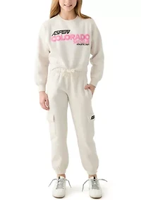 Girls 7-16 Aspen Cargo Joggers