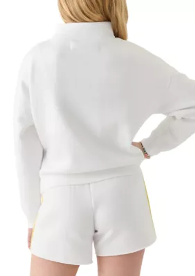 Girls 7-16 Destination 1/4 Zip Pullover Sweatshirt