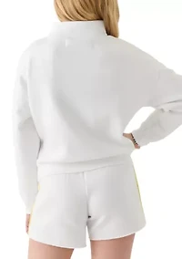 Girls 7-16 Destination 1/4 Zip Pullover Sweatshirt