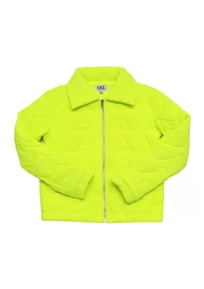 Girls 7-16 Neon Puffer Jacket