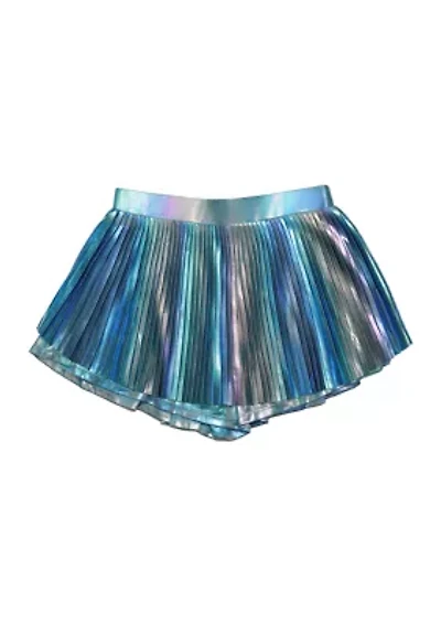 Girls 7-16 Pleated Shorts