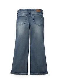 Girls 4-6x Denim Wide Leg Jeans