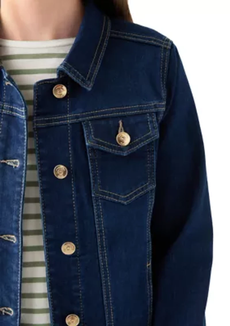 Girls 7-16 Denim Jacket