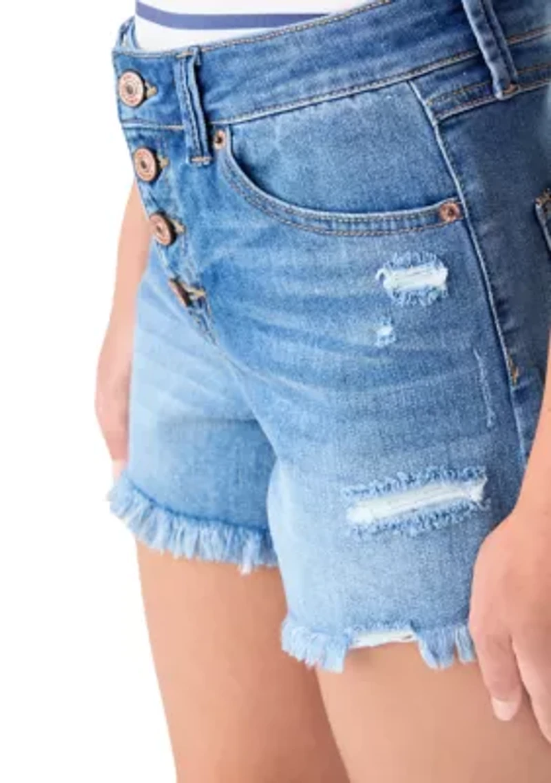 Girls 7-16 Super High Rise Shorts