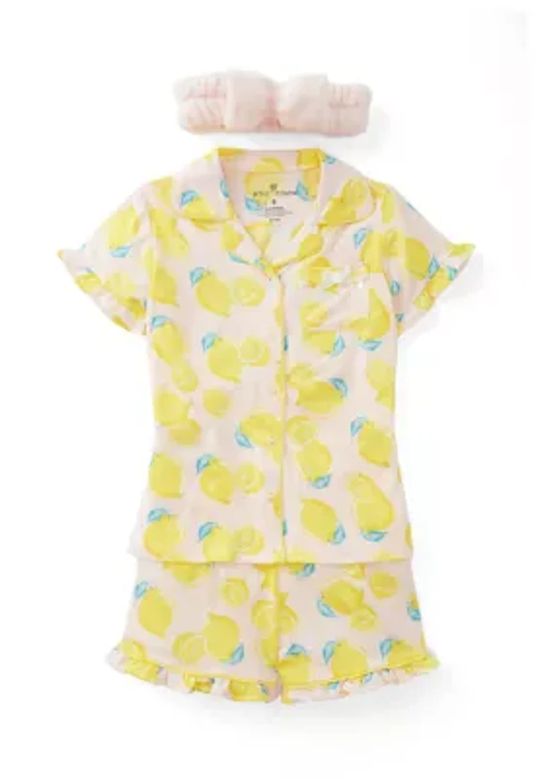 Girls 4-6x Printed Pajama Set