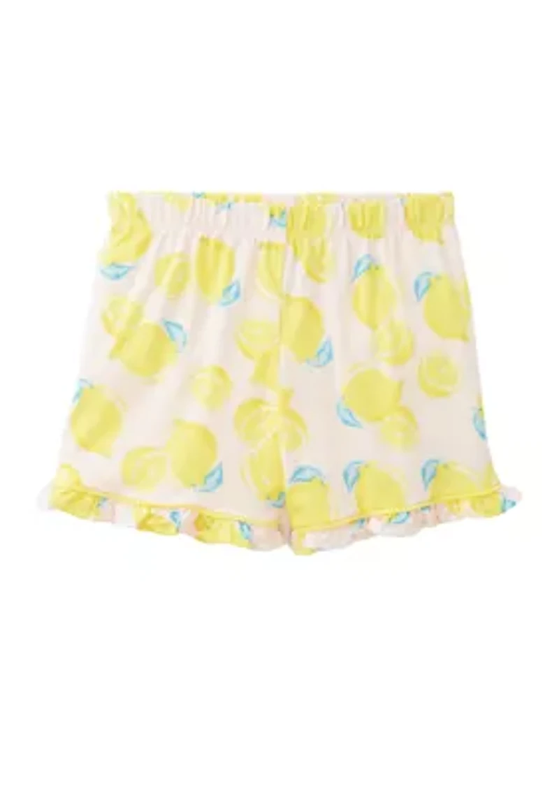 Girls 4-6x Printed Pajama Set