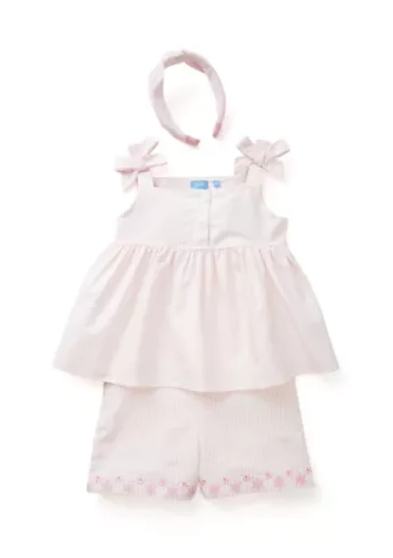 Girls 4-6x 3 Piece Striped Set