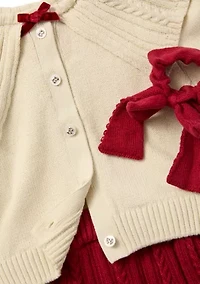 Girls 4-6x Skirt and Sweater Set