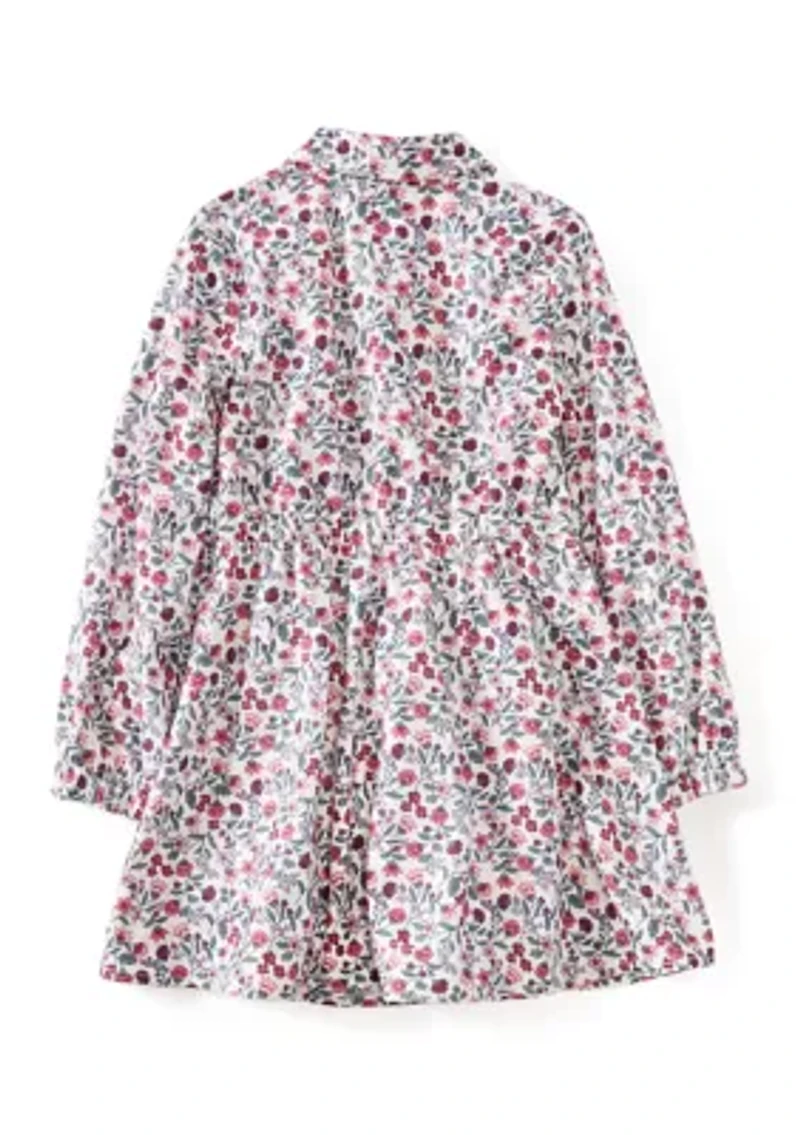Girls 4-6x Corduroy Dress & Bag Set