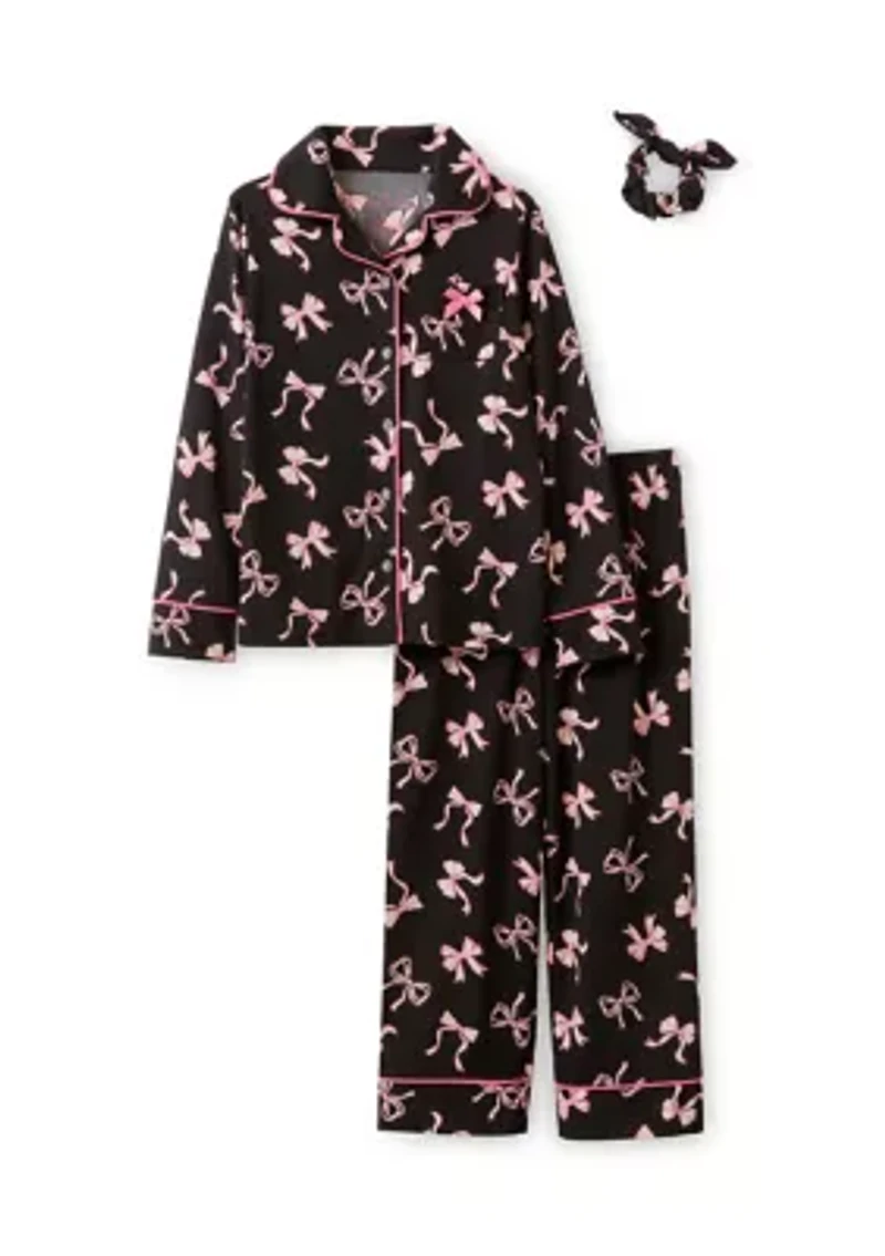 Girls 4-6x 3-Piece Pajama Set
