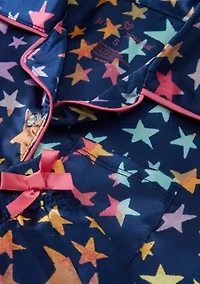 Girls 4-6X Whimsy Hearts Pajama Set with Sleep Mask