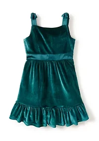 Girls 4-6x 2 Piece Faux Fur Jacket Dress Set