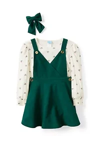 Girls 4-6x 2 Piece Jumper Set