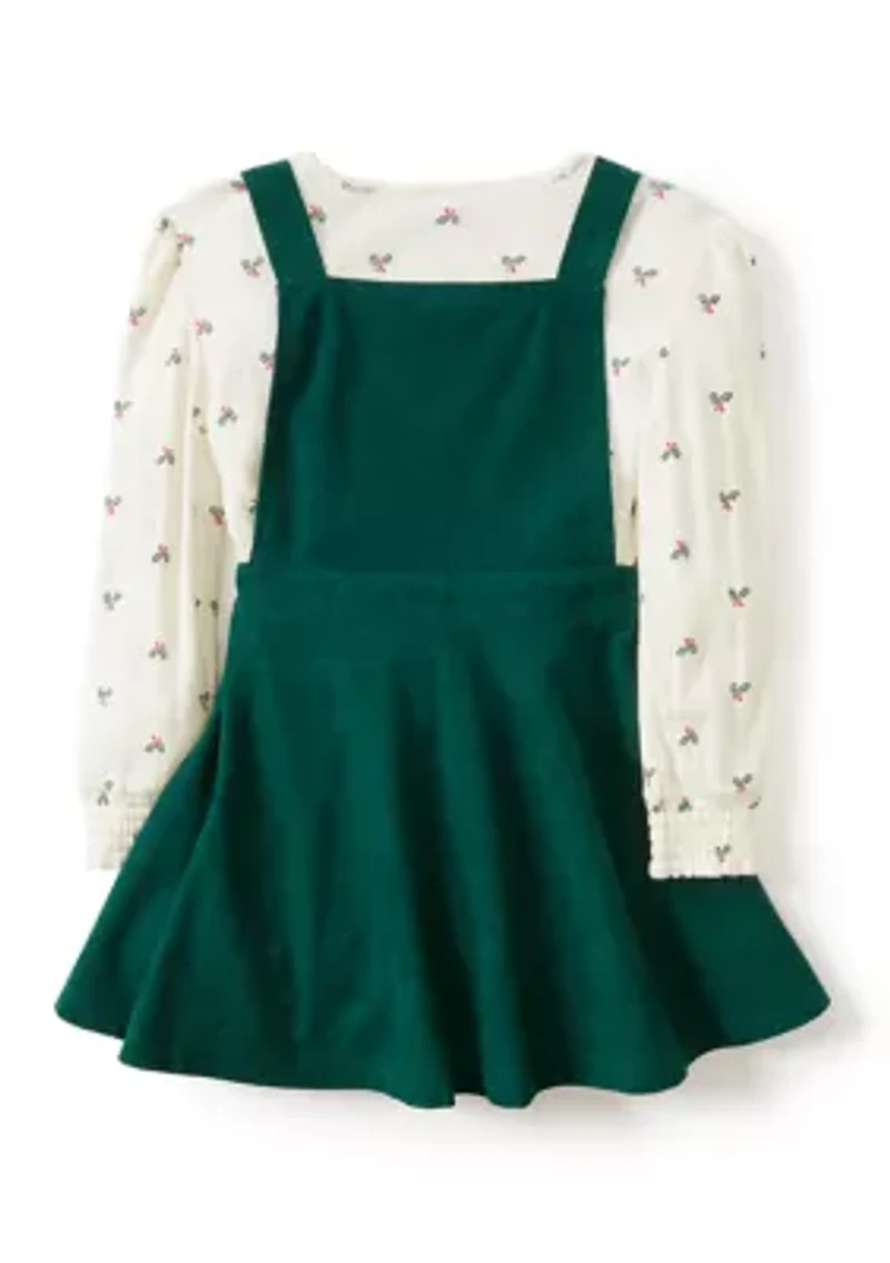 Girls 4-6x 2 Piece Jumper Set