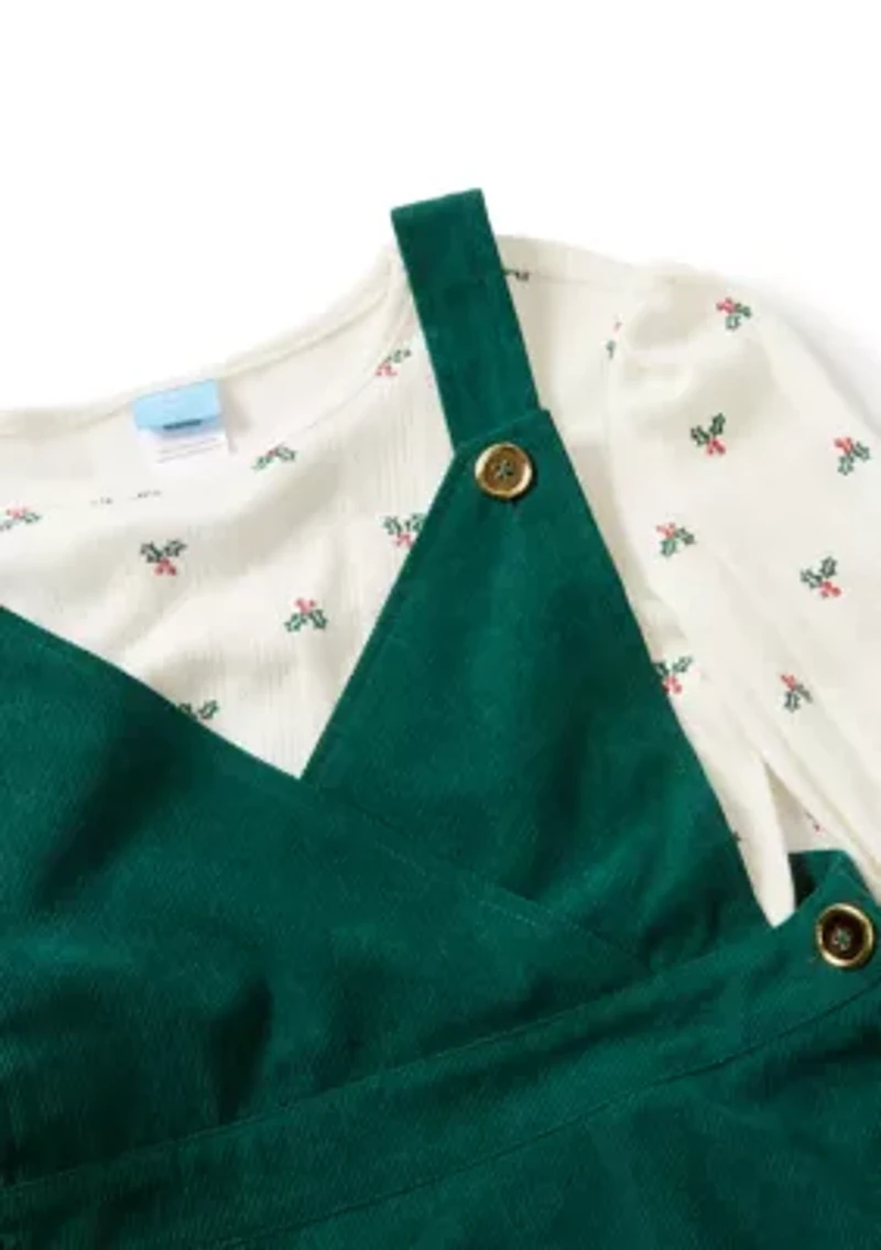 Girls 4-6x 2 Piece Jumper Set