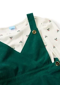 Girls 4-6x 2 Piece Jumper Set