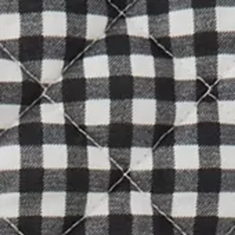 Girls 4-6x Black and White Quilted Jacket Set