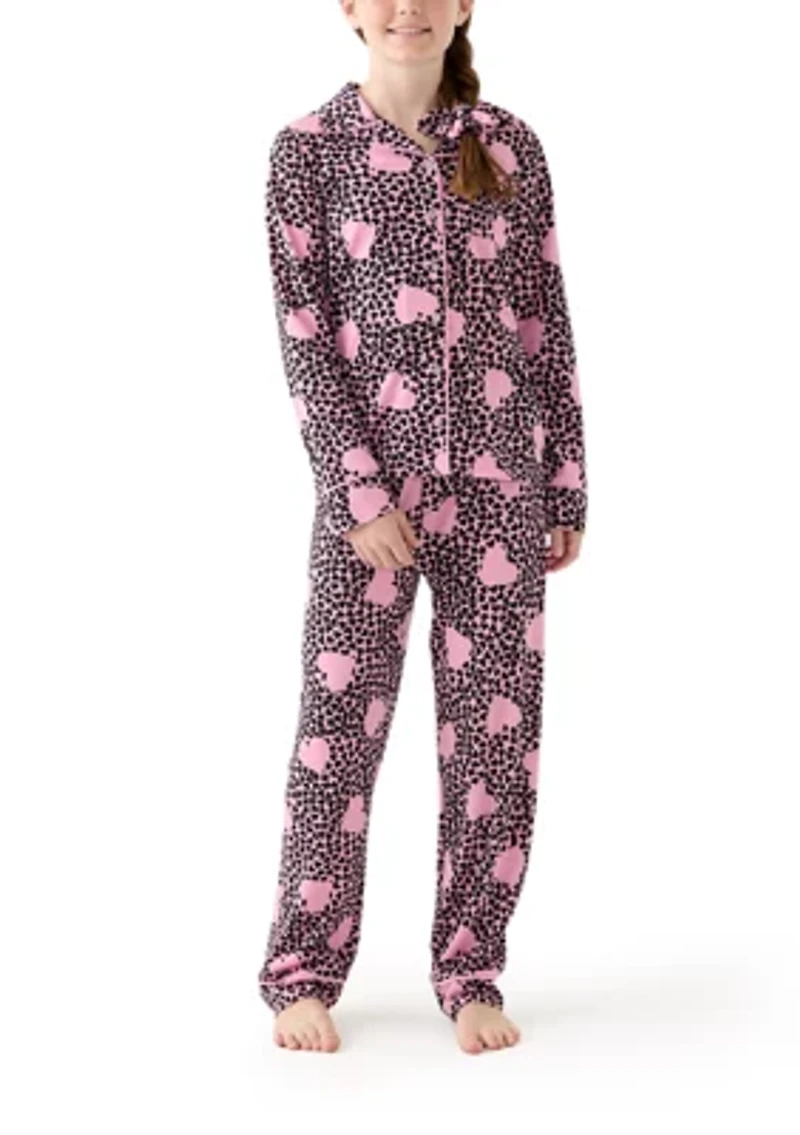 Girls 7-12 3-Piece Pajama Set