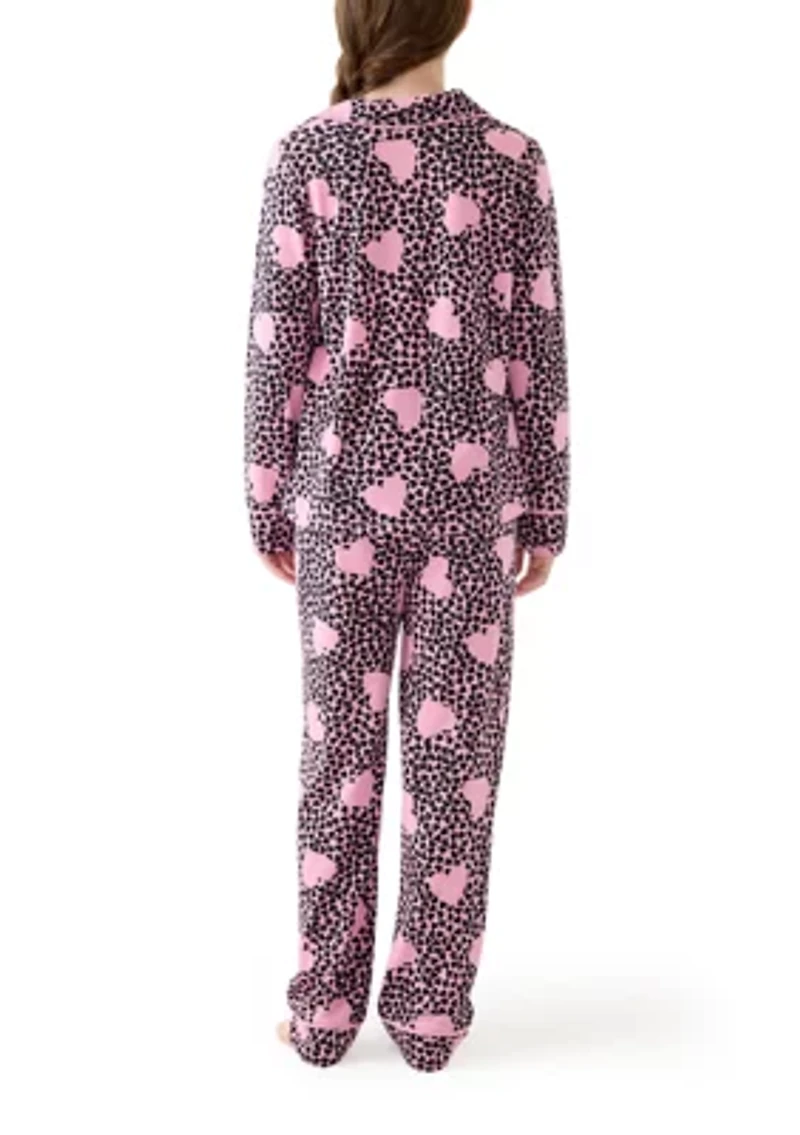 Girls 7-12 3-Piece Pajama Set