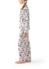 Girls 7-12 3-Piece Pajama Set