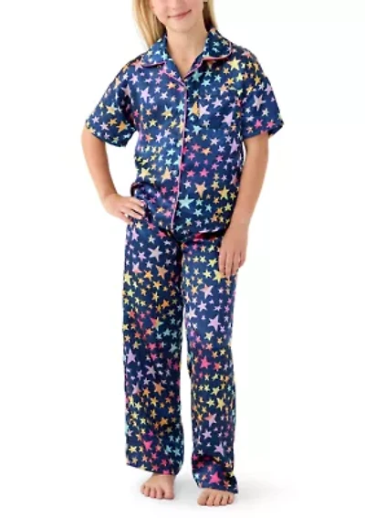 Girls 7-16 Whimsy Hearts Pajama Set