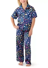 Girls 7-16 Whimsy Hearts Pajama Set