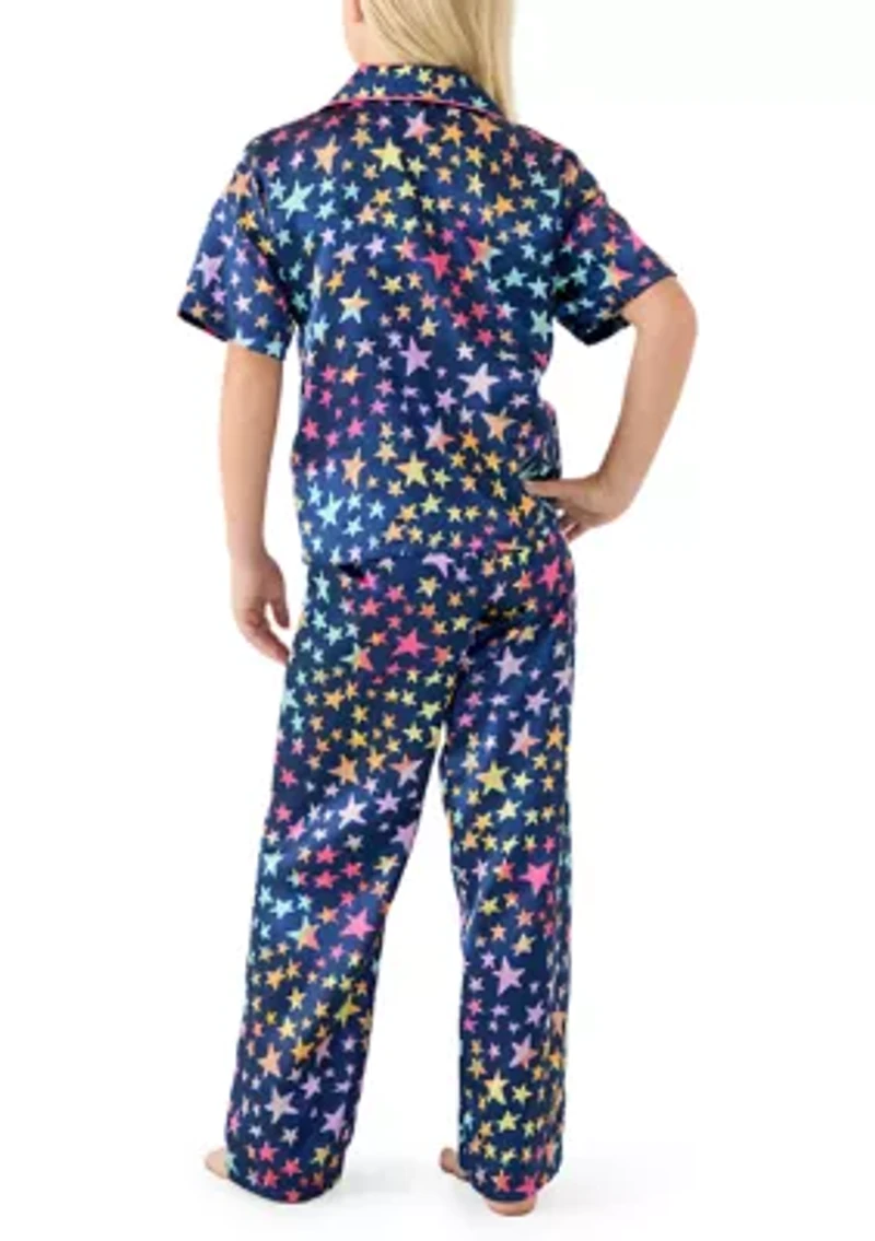 Girls 7-16 Whimsy Hearts Pajama Set