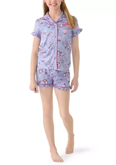 Girls 4-6x Print Pajama Set