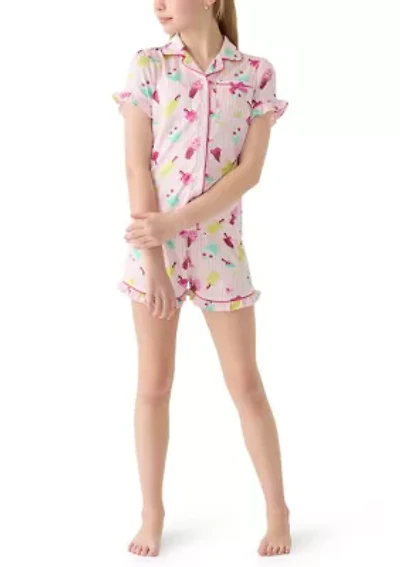 Girls 4-6x Print Pajama Set