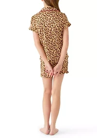 Girls 4-10 Print Pajama Set