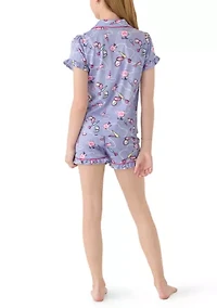 Girls 4-6x Print Pajama Set