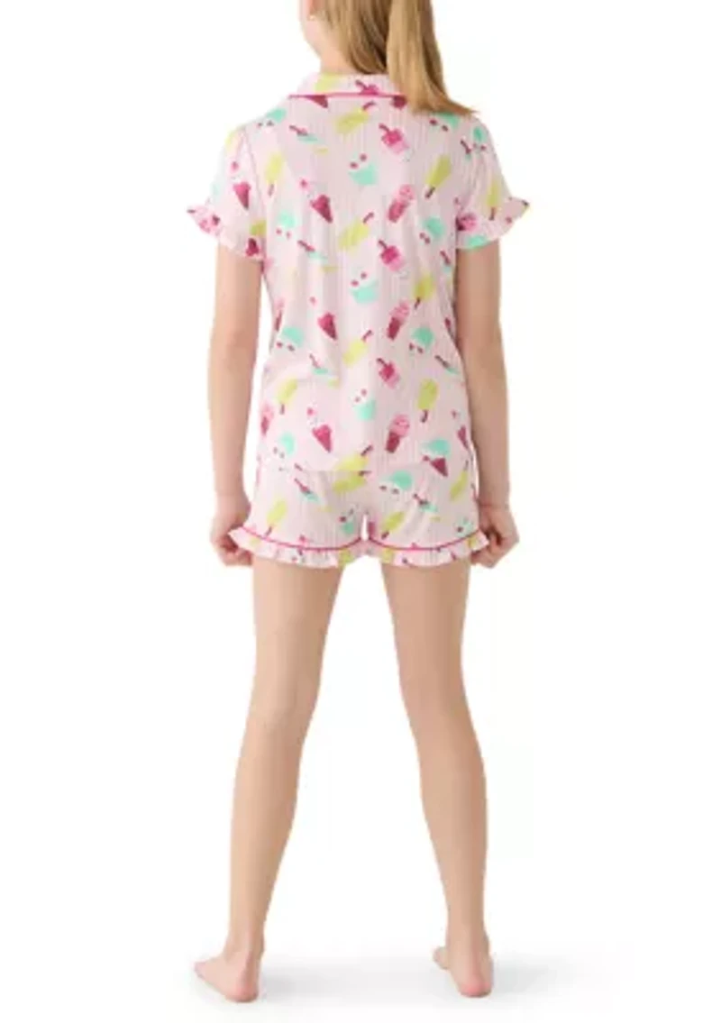 Girls 4-6x Print Pajama Set
