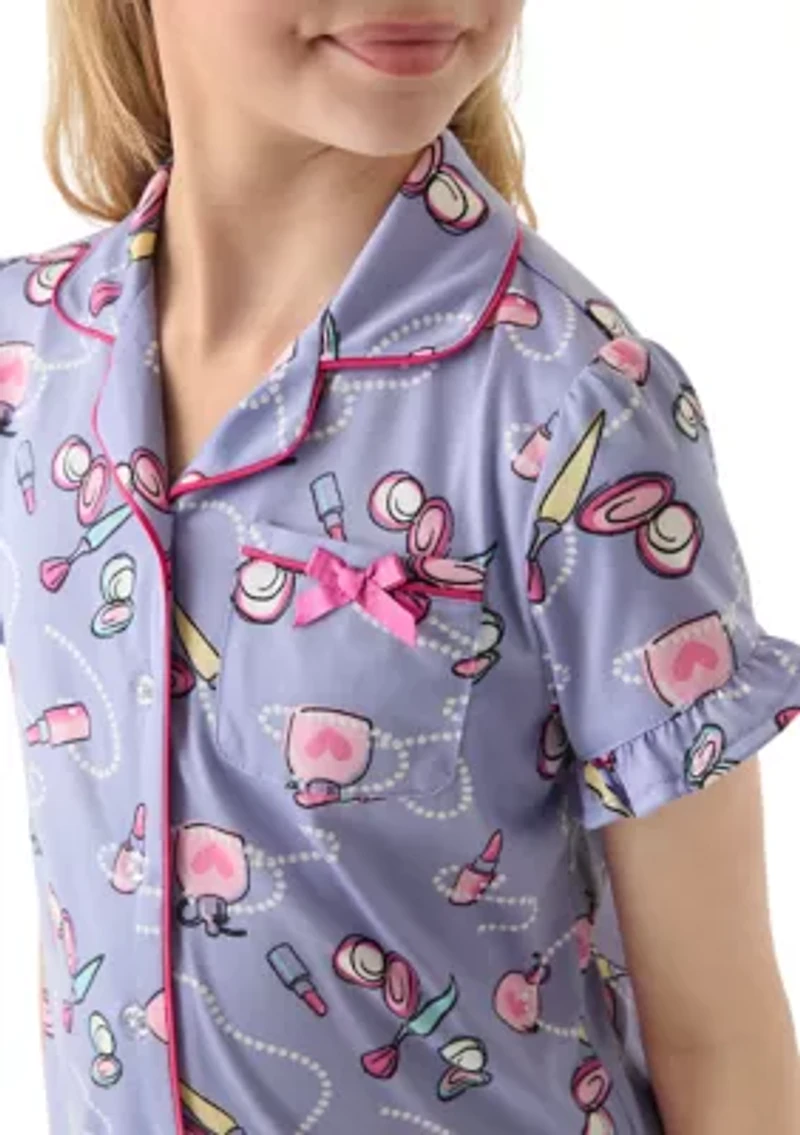 Girls 4-6x Print Pajama Set