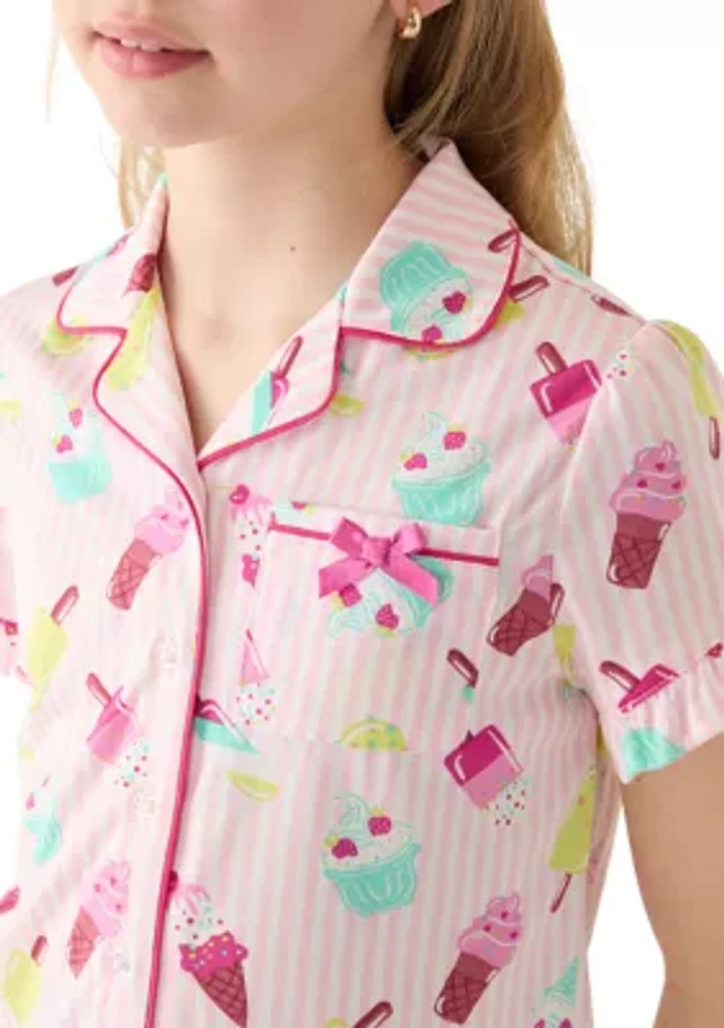 Girls 4-6x Print Pajama Set