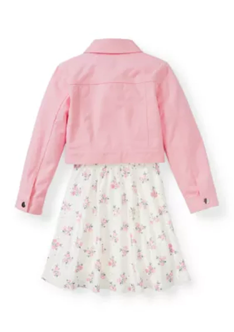 Girls 4-6 Floral Dress & Jacket