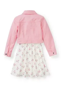 Girls 4-6 Floral Dress & Jacket