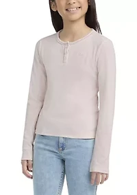 essential long sleeve henley
