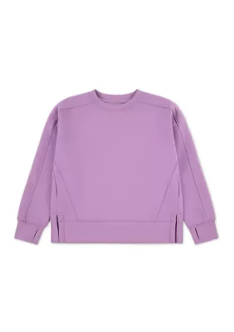 neo knit crew neck sweatshirt