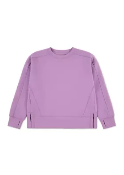 neo knit crew neck sweatshirt