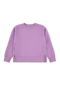 neo knit crew neck sweatshirt